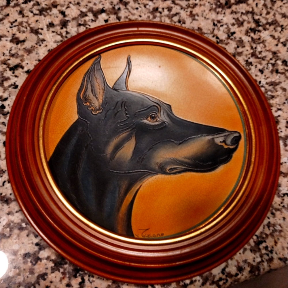 Collectable Pinscher Plate